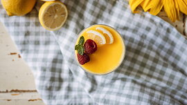 Panna cotta z podmáslí s citronovým krémem podle Míši Landové