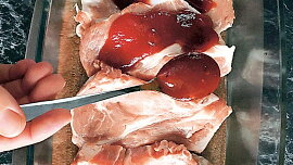 Krkovička v chilli omáčce