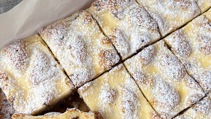 Stracciatella buchta s tvarohem