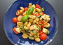Caprese salát s křupavými gnocchi