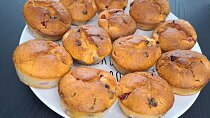 Jahodovo-čokoládové muffiny