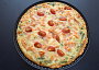 Quiche z čedarového těsta s lososem
