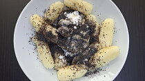 Šišky s mákem z dětské krupičky a jogurtu