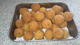 Bramborové krokety z bramborové kaše