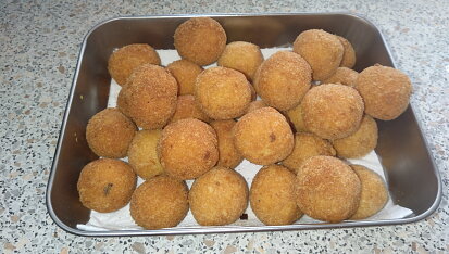 Bramborové krokety z bramborové kaše