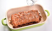 Vepřová pečeně s cibulovou omáčkou