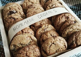 Domácí cookies s čokoládou