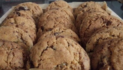 Domácí cookies s čokoládou