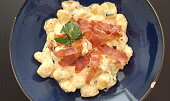Gnocchi s omáčkou ze tří druhů sýra