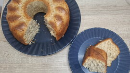 Vláčná kokosová bábovka