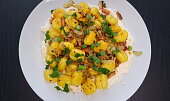 Křupavé gnocchi se slaninou a sýrovým krémem