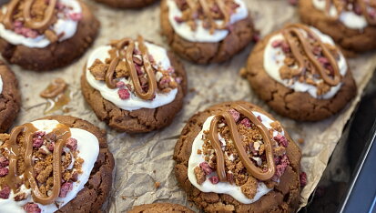 Lotus cookies, Hotové  a nazdobené cookies