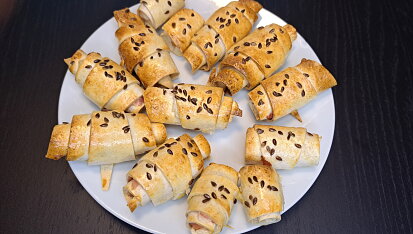 Mini croissanty z tortilly