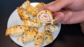 Mini croissanty z tortilly