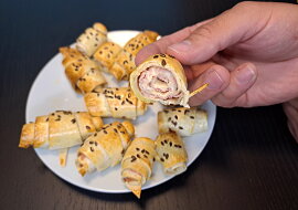 Mini croissanty z tortilly