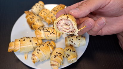 Mini croissanty z tortilly
