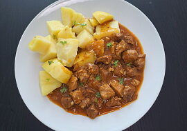 Vepřové kousky na česneku
