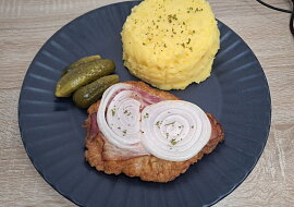 Vepřové řízky naruby