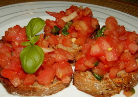Bruschetta s rajčaty