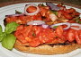 Bruschetta s rajčaty a česnekem