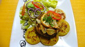 Camembert s citronem a česnekem z horkovzdušné fritézy