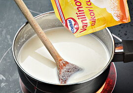 Krupicové flameri s tvarohem