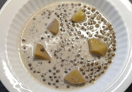 Babiččina čočková polévka s mlékem (Pridala som zemiak)