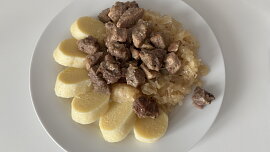 Bramborové knedlíky s dětskou krupičkou