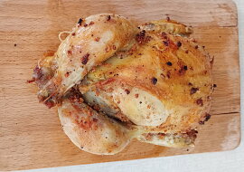 Mini kuřátko s nádivkou v horkovzdušné fritéze
