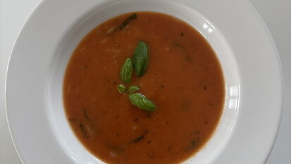 Polévka z rajčat