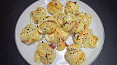 Slané mini croissanty z listového těsta