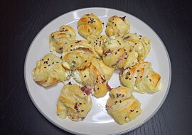 Slané mini croissanty z listového těsta