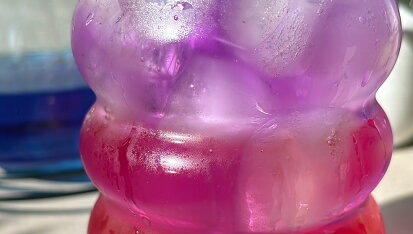 Blue butterfly tea