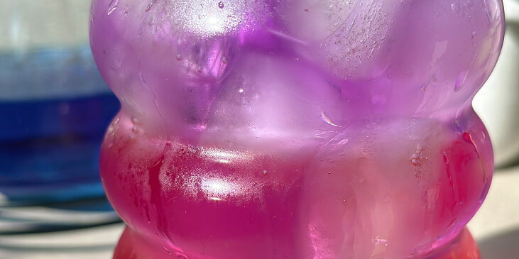 Blue butterfly tea
