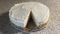 Nepečený cheesecake s želatinou (lze i bezlaktozy)
