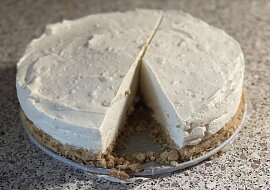 Nepečený cheesecake s želatinou (lze i bezlaktozy)