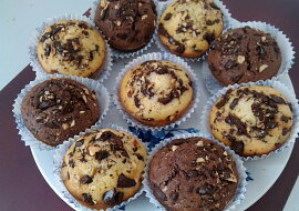 Čokoládové muffiny