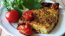 Rychlá pečená feta s rajčaty z horkovzdušné fritézy
