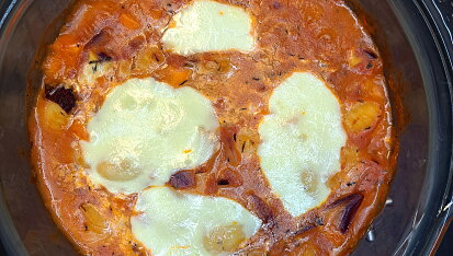 Zapečené gnocchi v rajčatové omáčce