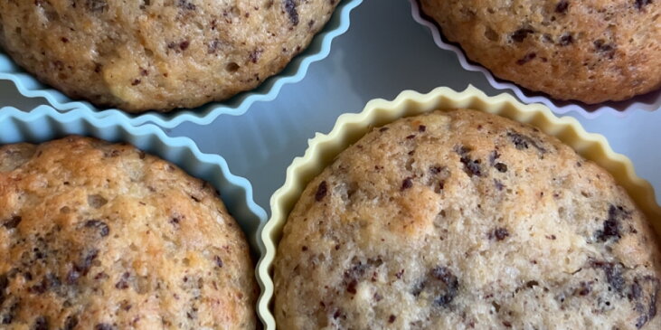 Banánové muffiny