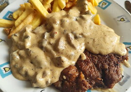 Minutková krkovička s houbovou omáčkou