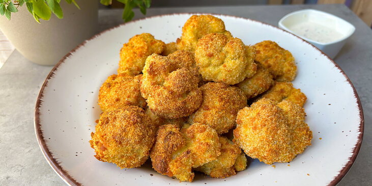 Křupavý květák z horkovzdušné fritézy