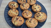 Čokoládové banana bread muffiny