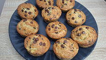 Čokoládové banana bread muffiny