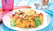Bezmasé pappardelle se žampiony