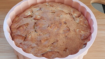 Jablečný koláč z horkovzdušné fritézy