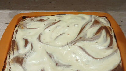 Rychlá tvarohová buchta hrnková