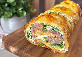 Bramborový wrap se sýrem