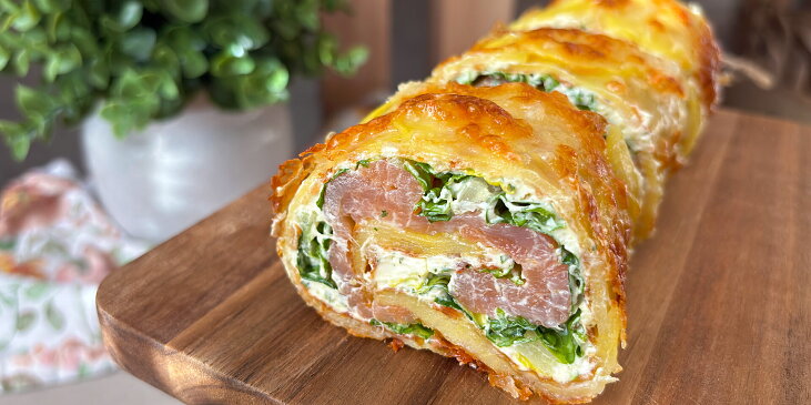 Bramborový wrap se sýrem