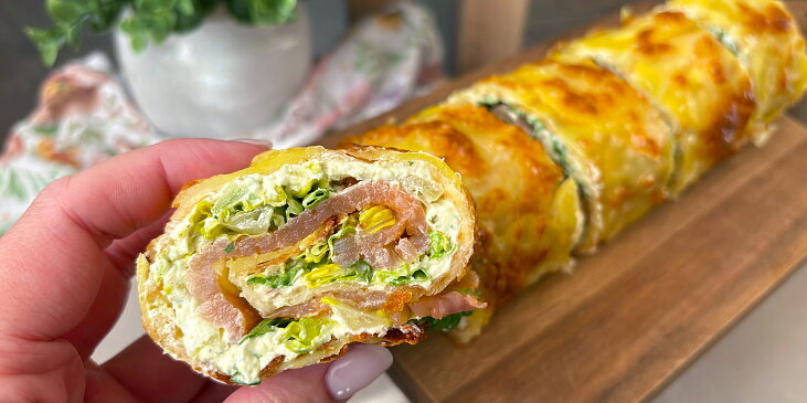 Bramborový wrap se sýrem
